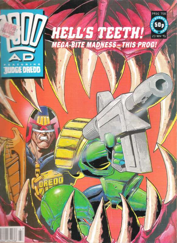 2000AD Featuring Judge Dredd (Prog # 758) [23 Nov 91]