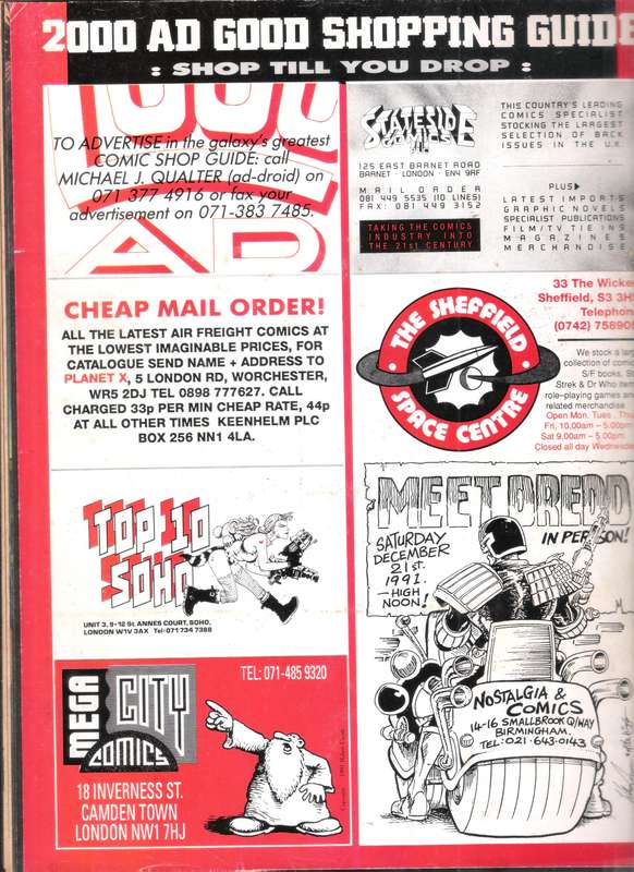 2000AD Featuring Judge Dredd (Prog # 767) [25 Jan 92]