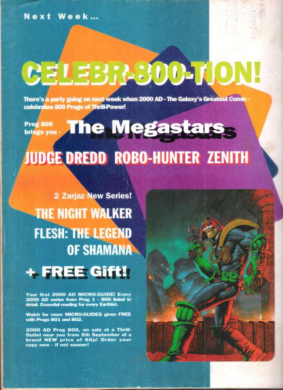 2000AD Featuring Judge Dredd (Prog # 799) [5 Sep 92]