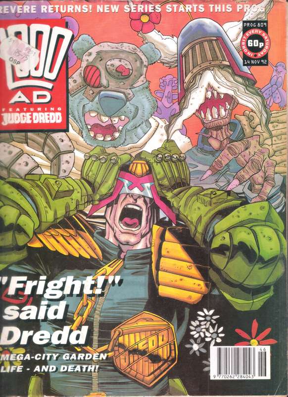 2000AD Featuring Judge Dredd (Prog # 809) [14 Nov 92]