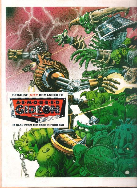 2000AD Featuring Judge Dredd (Prog # 825) [6 Mar 93]