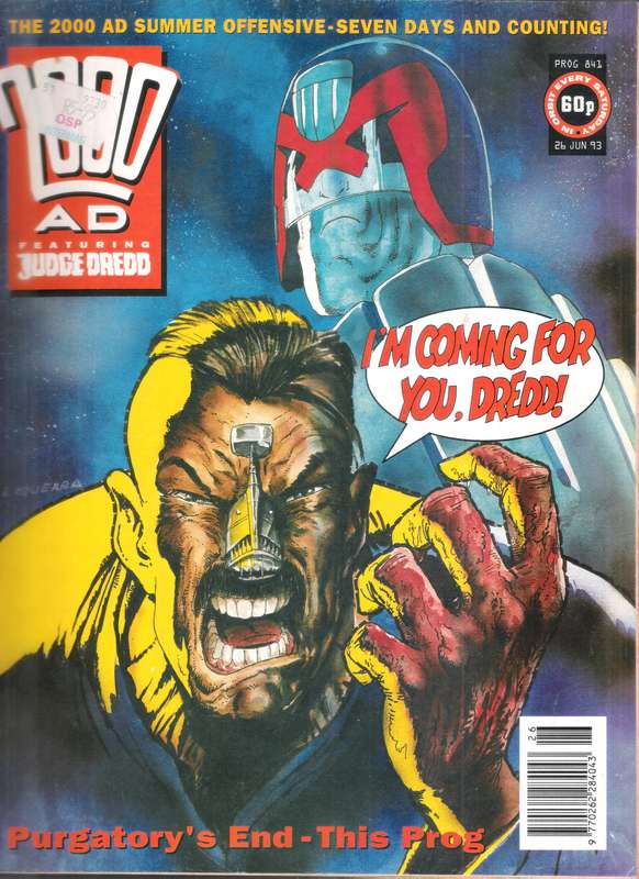 2000AD Featuring Judge Dredd (Prog # 841) [26 Jun 93]