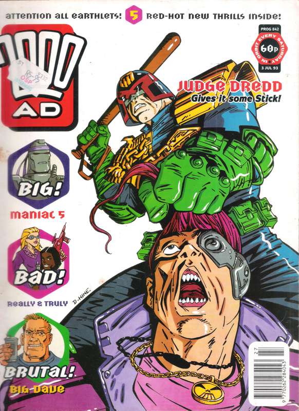2000AD Featuring Judge Dredd (Prog # 842) [3 Jul 93]