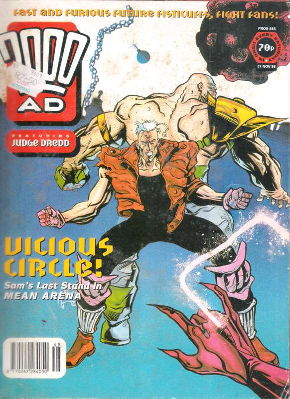 2000AD Featuring Judge Dredd (Prog # 863) [27 Nov 93]