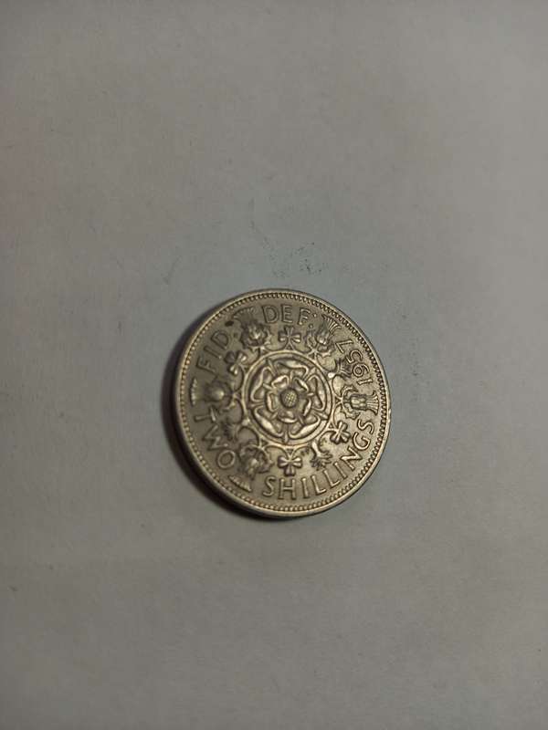 UK, QE2 1957, Shilling