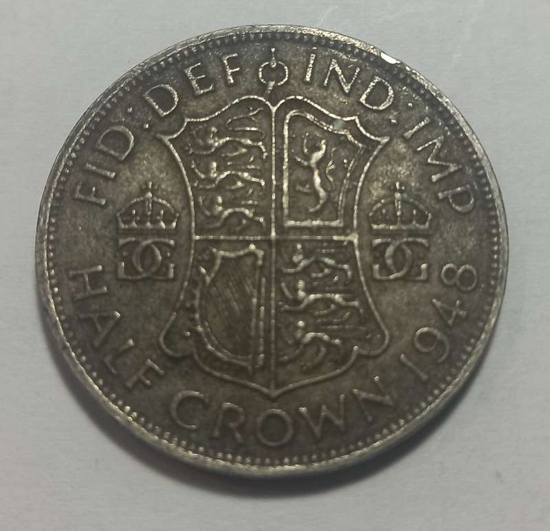 GREAT BRITAIN 1948 HALF CROWN