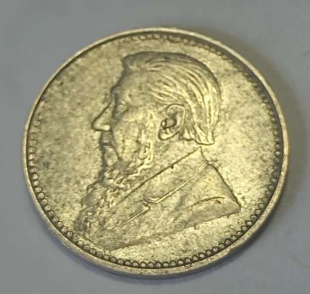 ZAR Kruger 1896, 3 D, Silver.