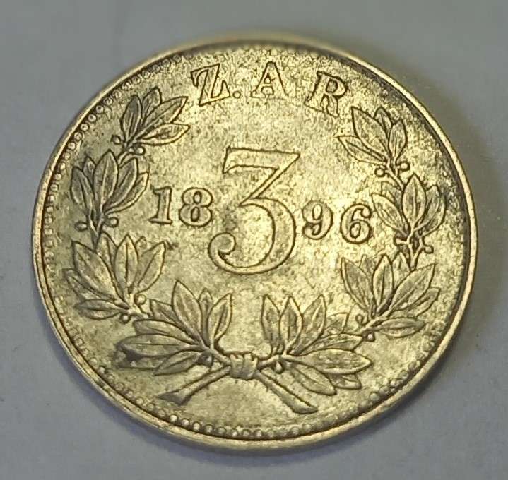 ZAR Kruger 1896, 3 D, Silver.