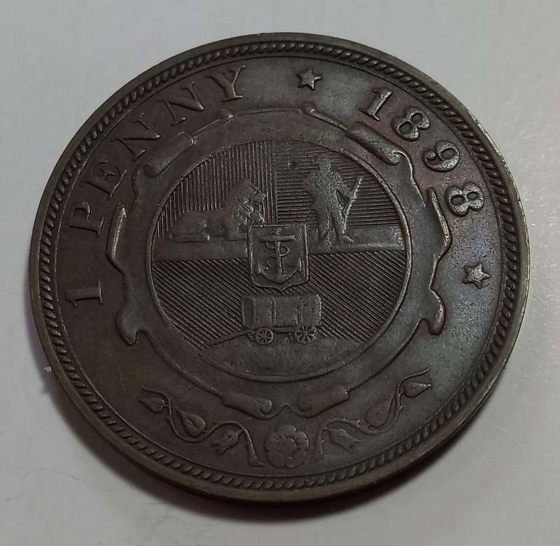 ZAR 1 Penny 1898