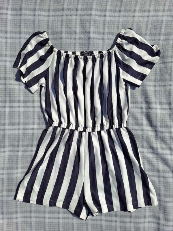 Superbalist Navy & White Striped Romper