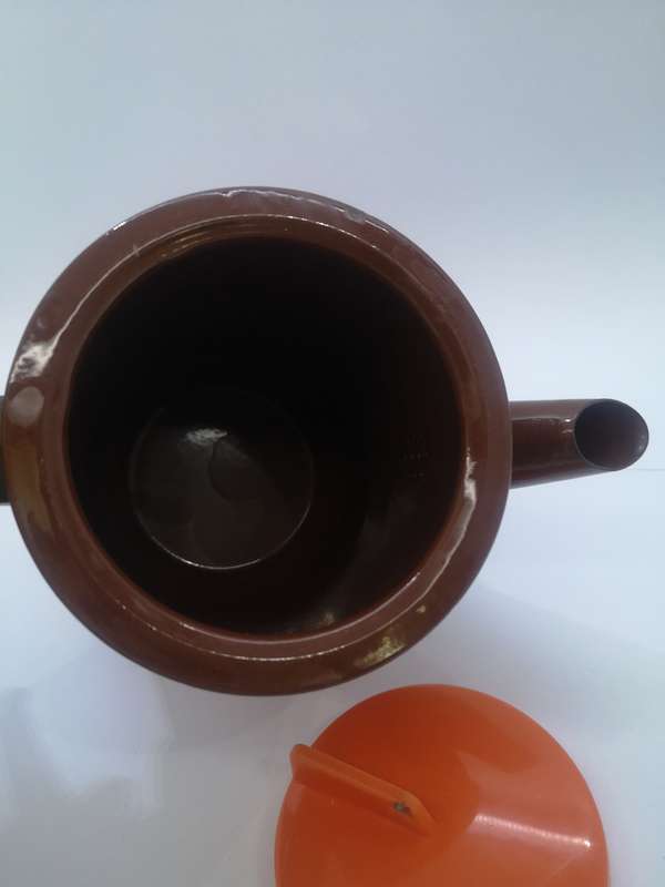 Retro enamel coffee pot