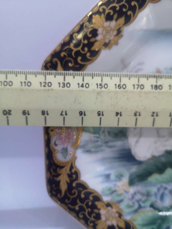 Imari  Japanese swan plate