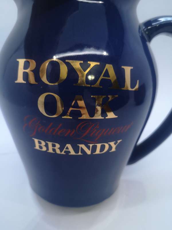 Royal Oak brandy water jug