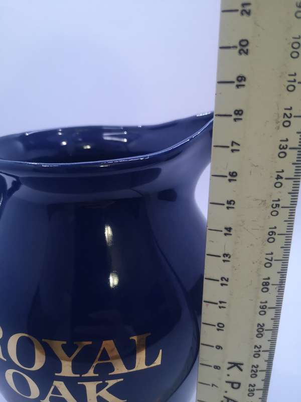 Royal Oak brandy water jug