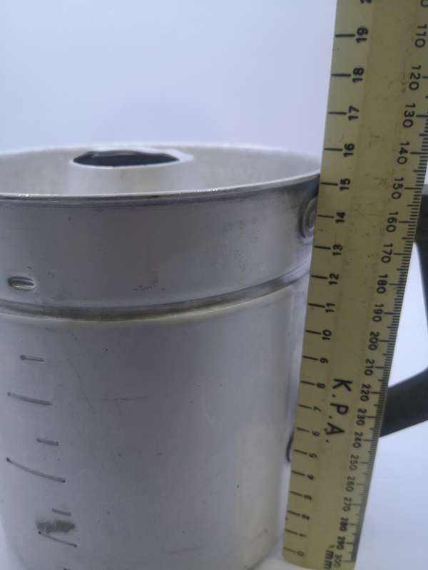 Aluminium milk cooker