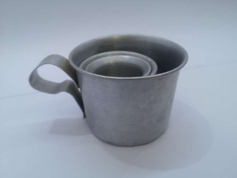 Aluminium measurement cups