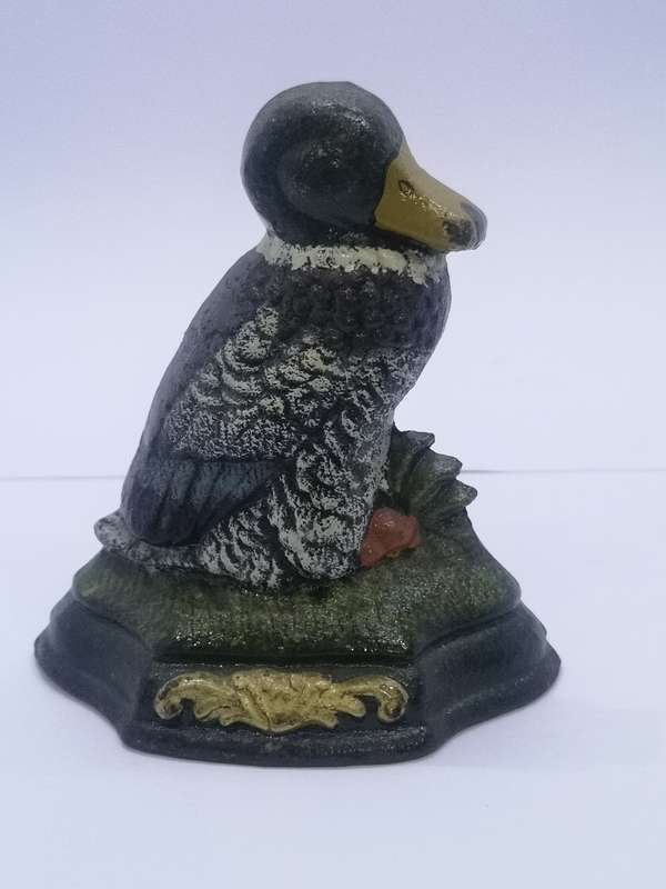 Cast iron Duck doorstop