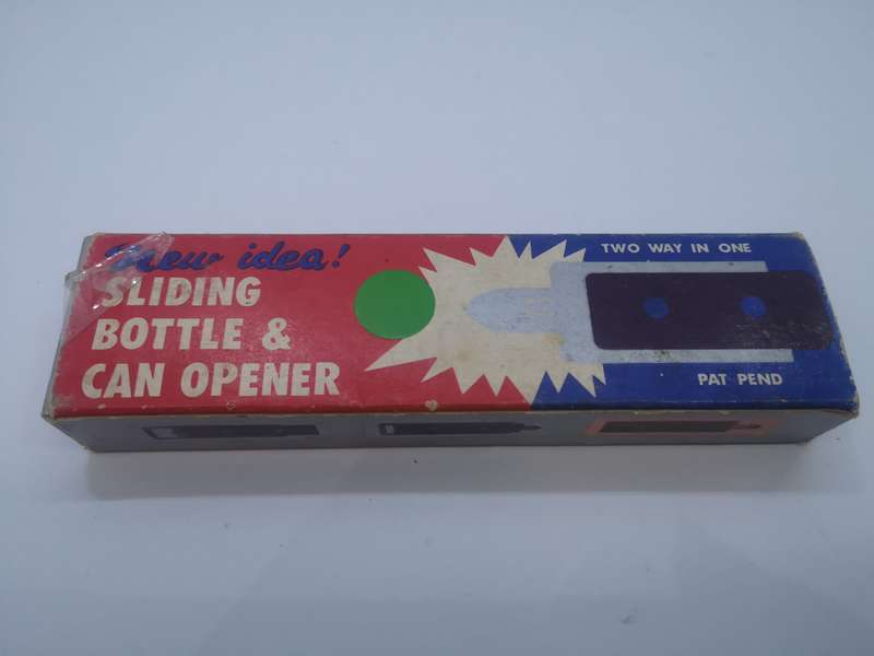 Sliding bottle/can opener