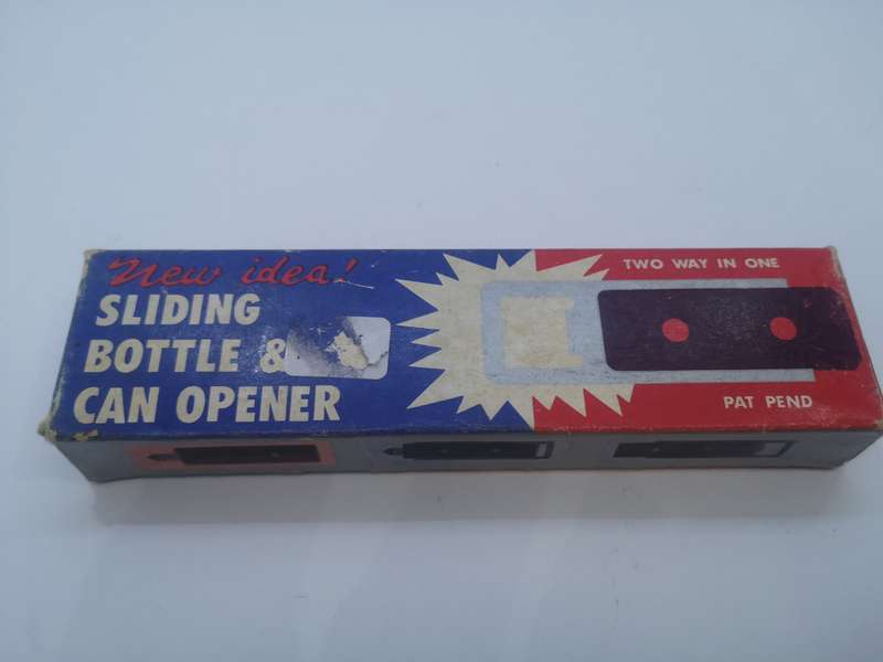 Sliding bottle/can opener