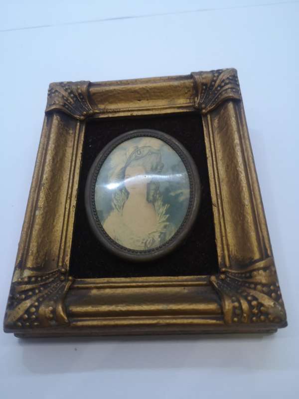 Small ornate frame with picture
