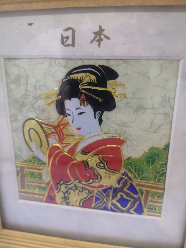 Chokin Japan framed picture