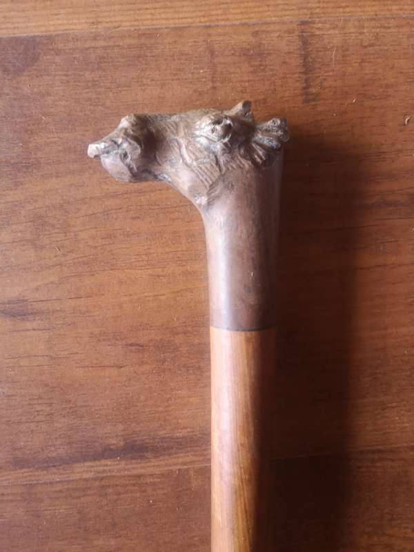 Wooden walking stick