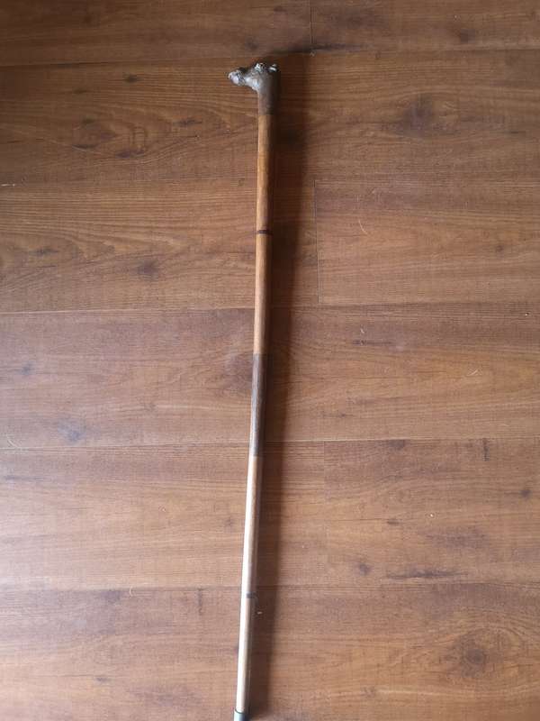 Wooden walking stick
