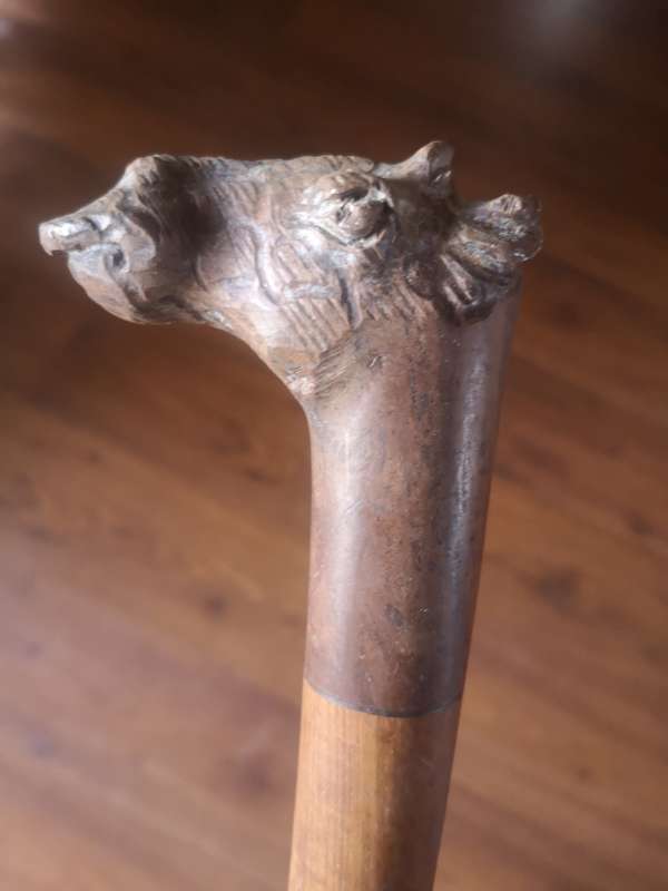 Wooden walking stick