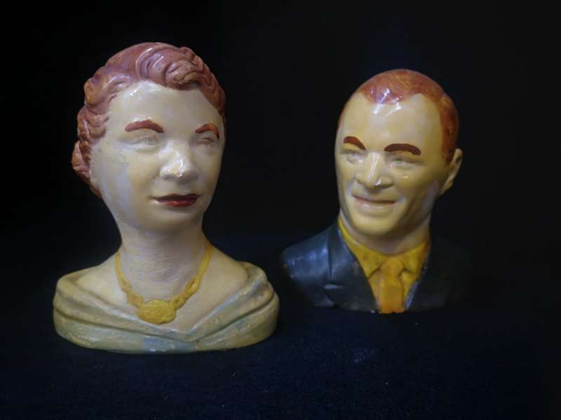 Chalk ware busts