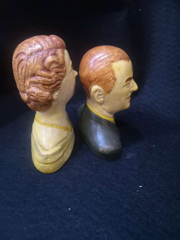 Chalk ware busts