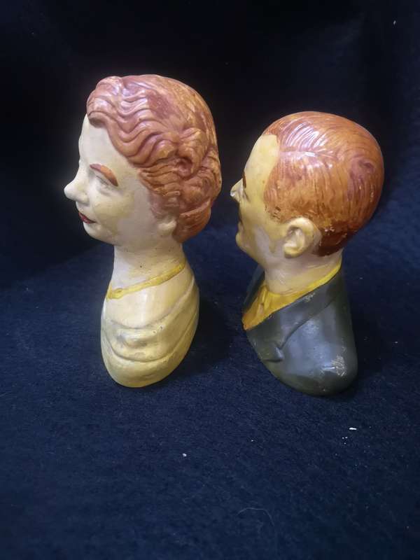 Chalk ware busts