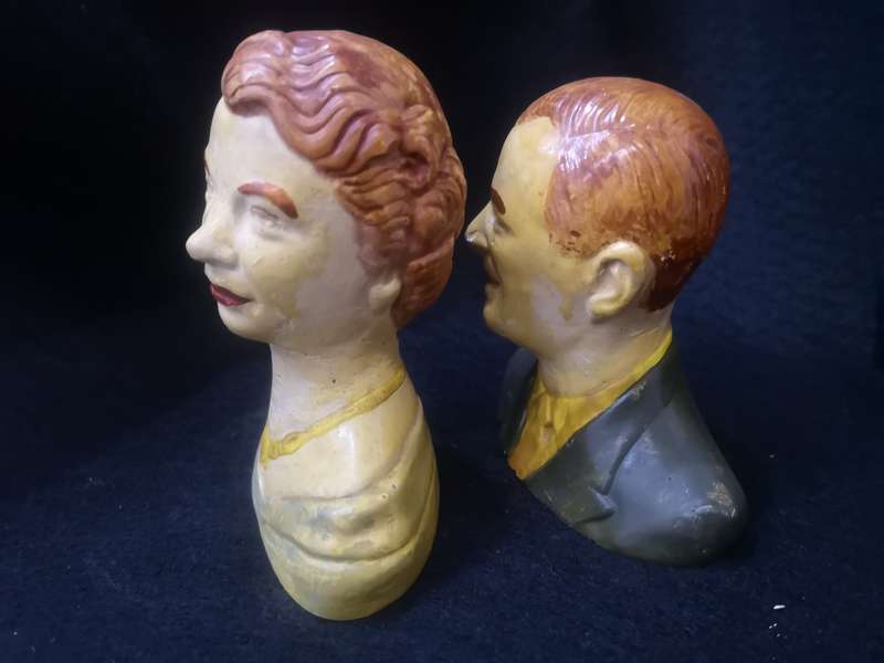 Chalk ware busts