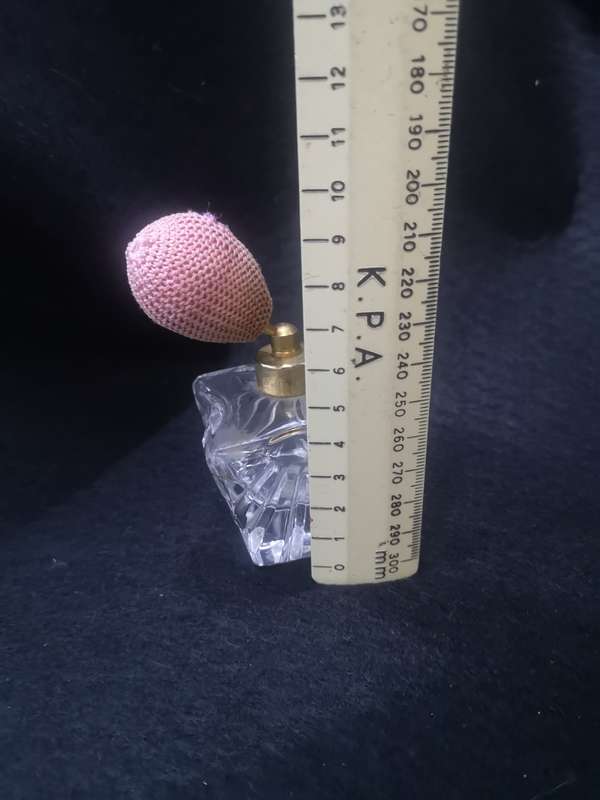 Glass perfume bottle