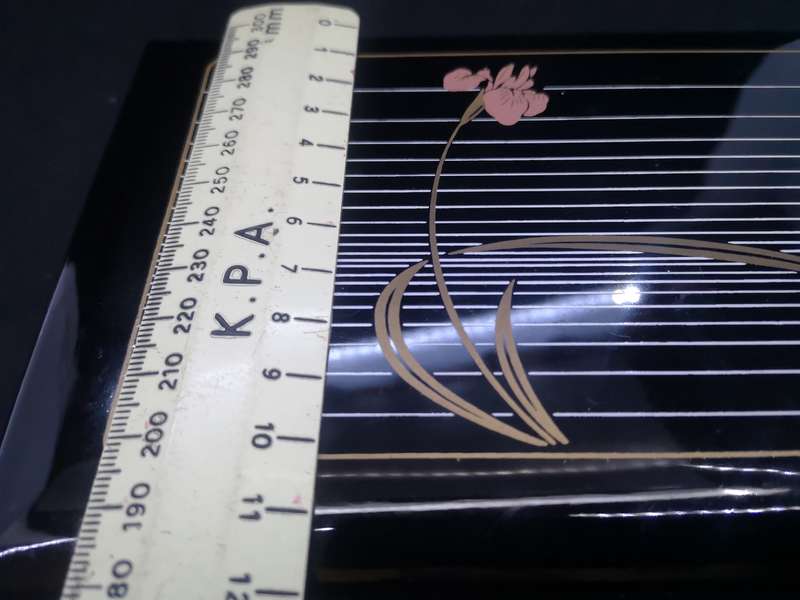 Japanese lacquered musical jewelry box
