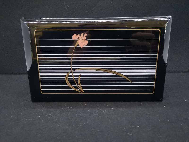 Japanese lacquered musical jewelry box