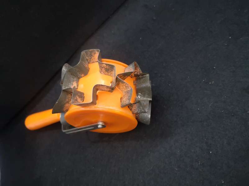 Vintage rolling cookie cutter