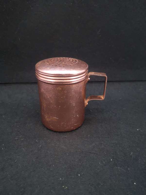 Vintage anodized copper aluminum shaker