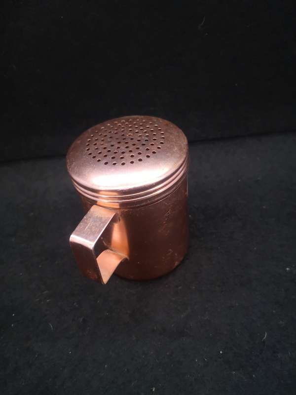 Vintage anodized copper aluminum shaker