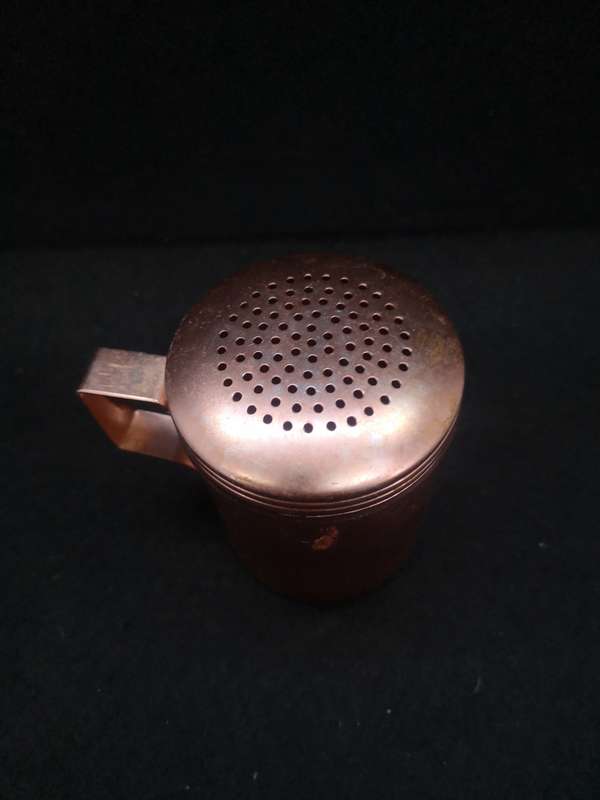 Vintage anodized copper aluminum shaker