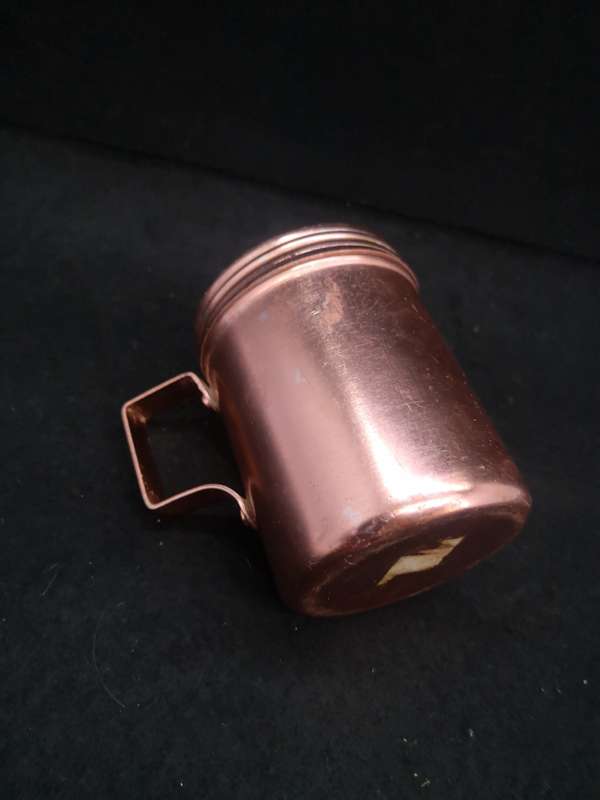 Vintage anodized copper aluminum shaker