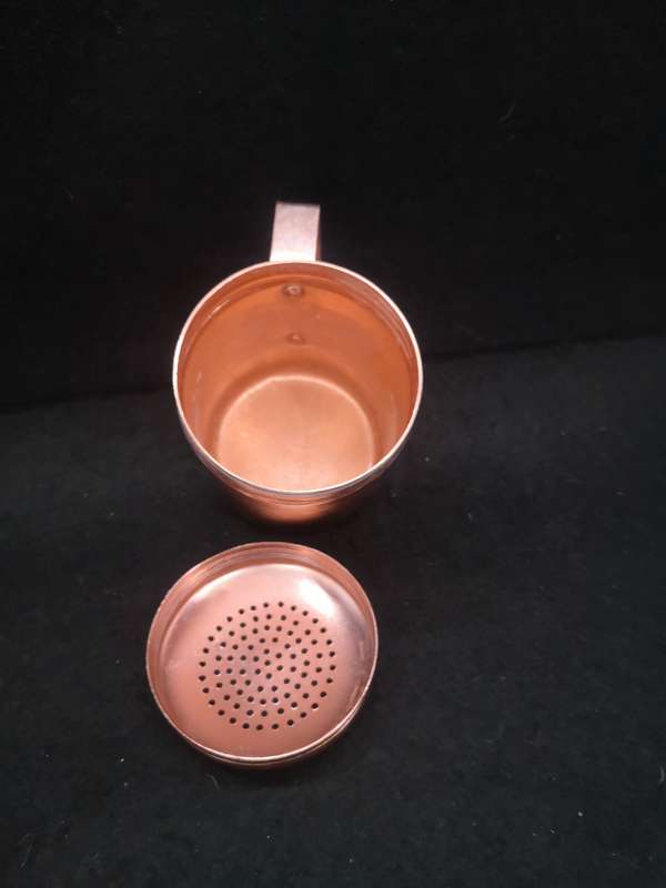 Vintage anodized copper aluminum shaker