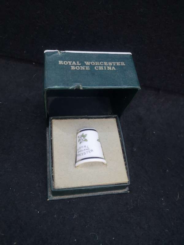 Royal Worcester bone china thimble