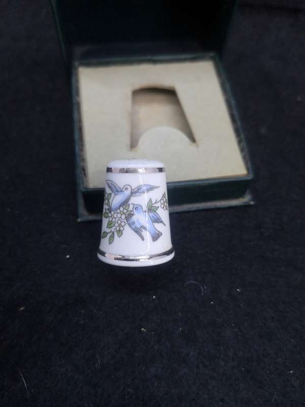 Royal Worcester bone china thimble