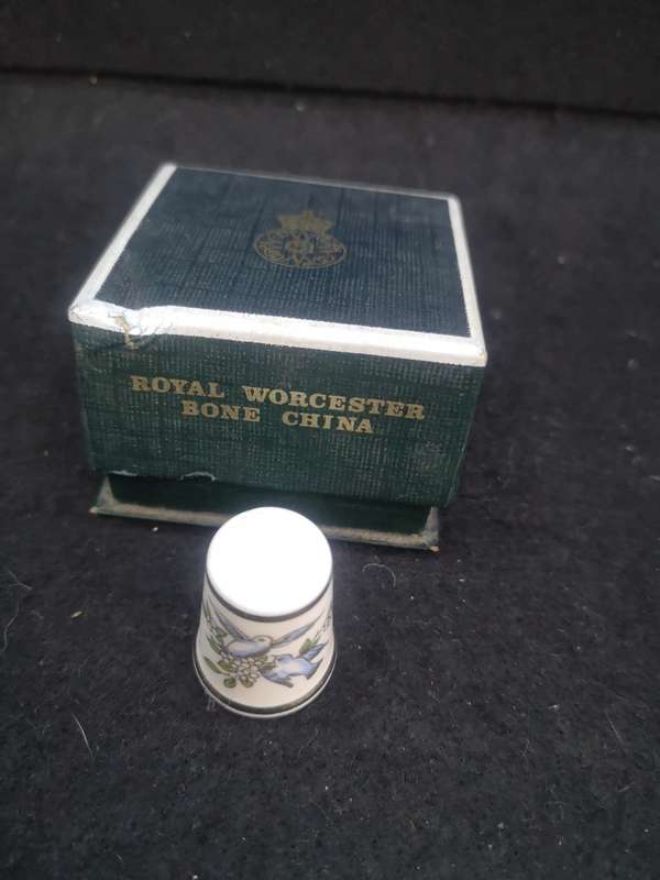 Royal Worcester bone china thimble