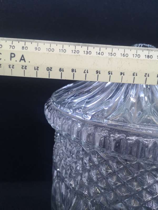 Huge glass light cover