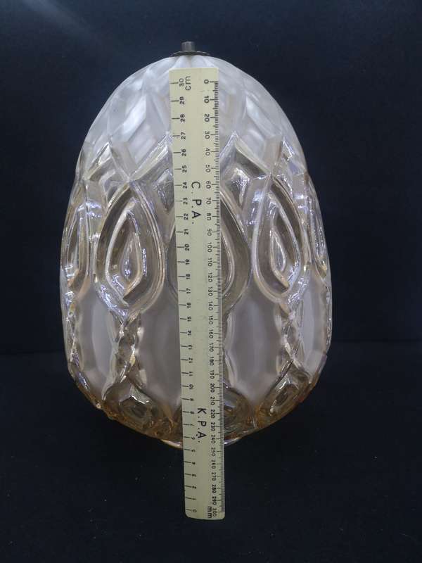 Huge glass light cover