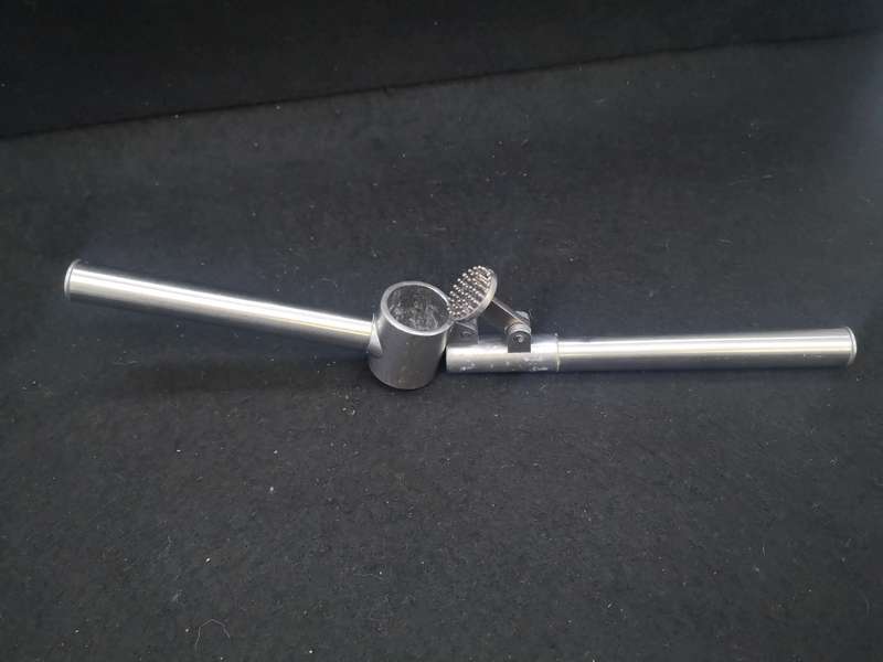 Stainless garlic press