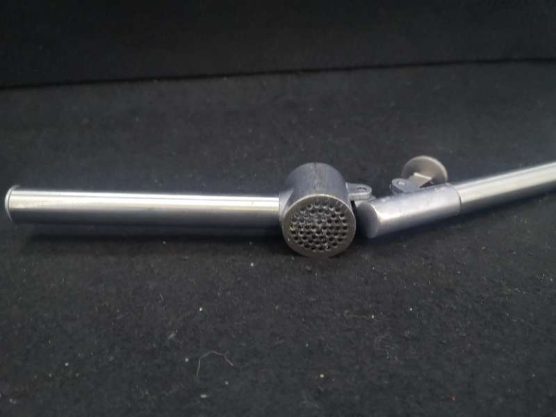 Stainless garlic press