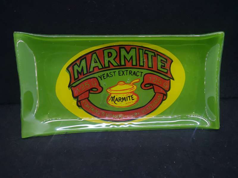 Glass Marmite plate
