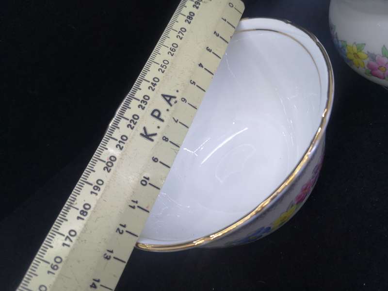 Stunning Vintage Foley milk and sugar